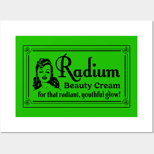 Radium Beauty Cream Wall Art by BRAVOMAXXX